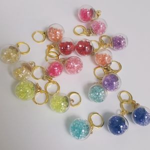 FREE gift w Any Bundle Glass Globe Charm Earrings